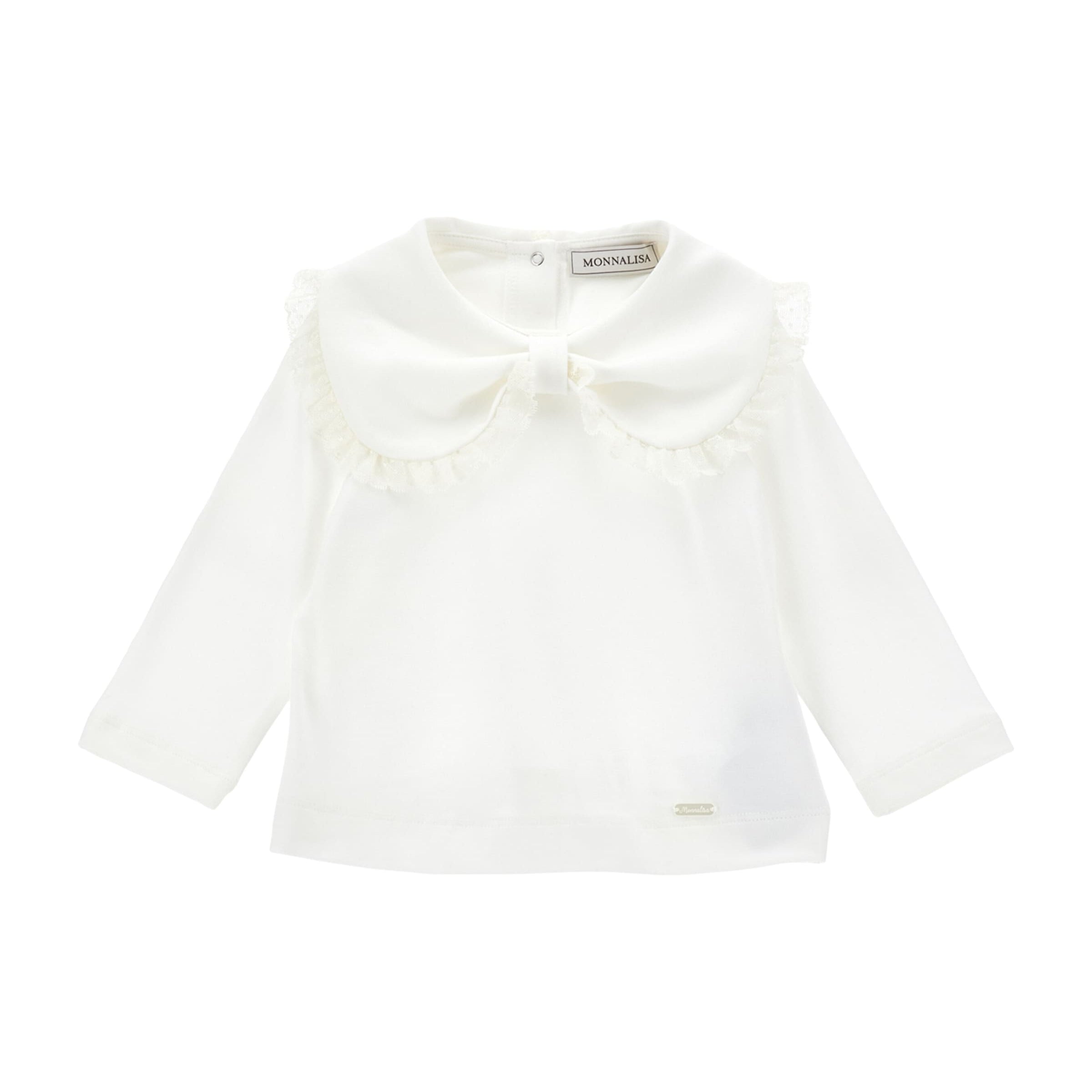 Stretch-Cotton Collar Top (6-36 Months)