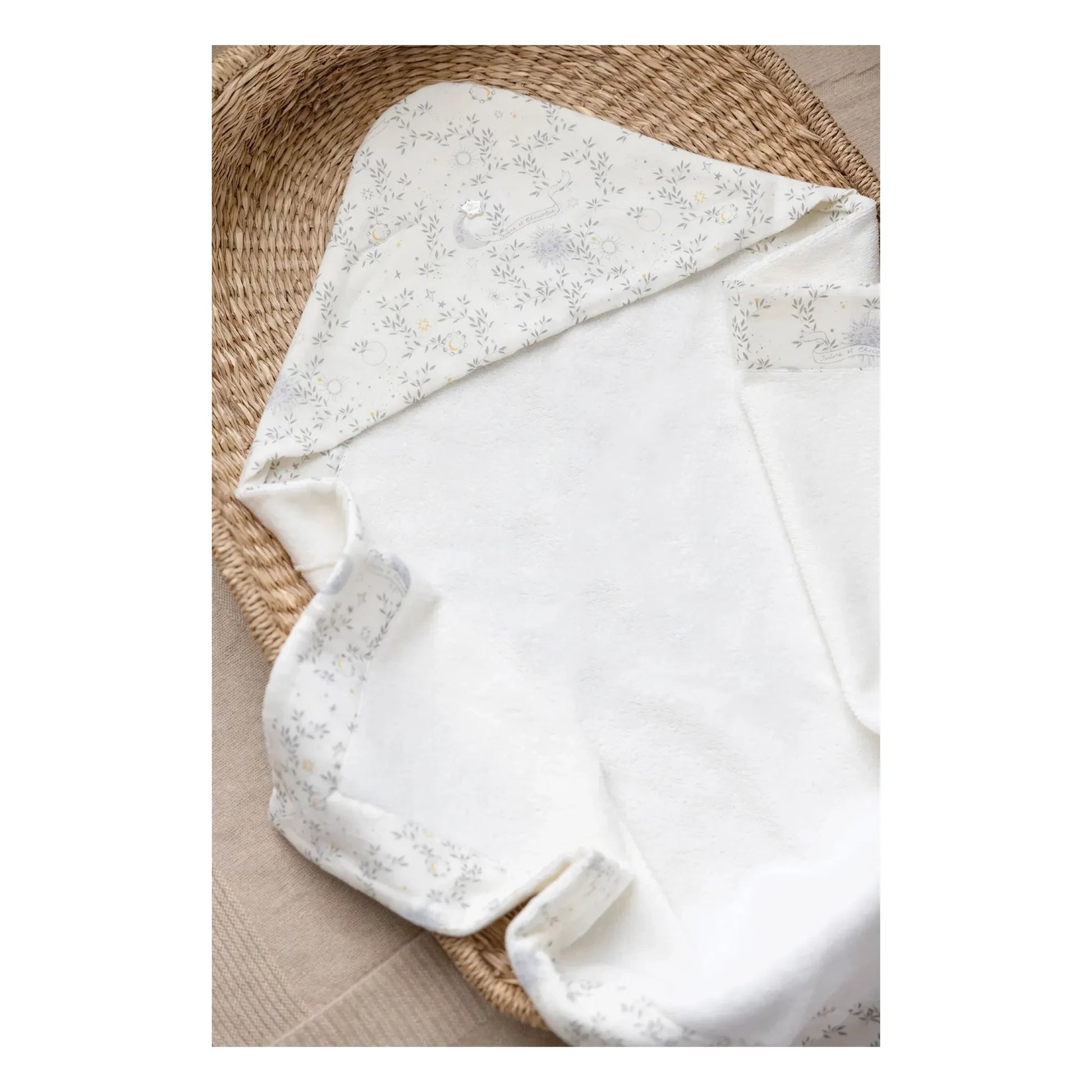 Tartine et Chocolat - Rêve étoilé bath cape | Ecru