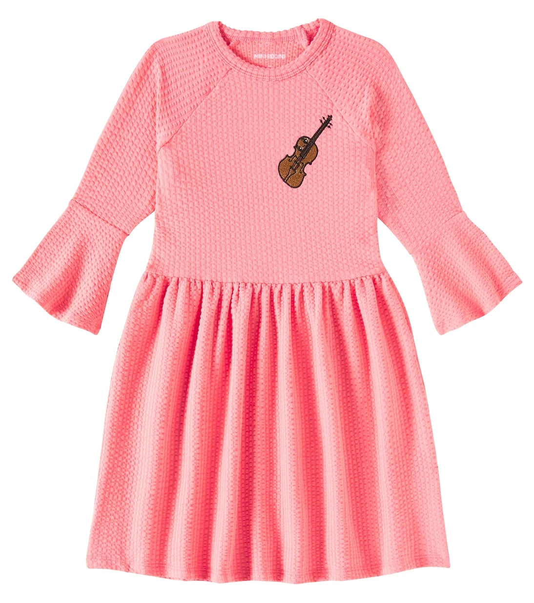 Mini Rodini - Violin embroidered dress