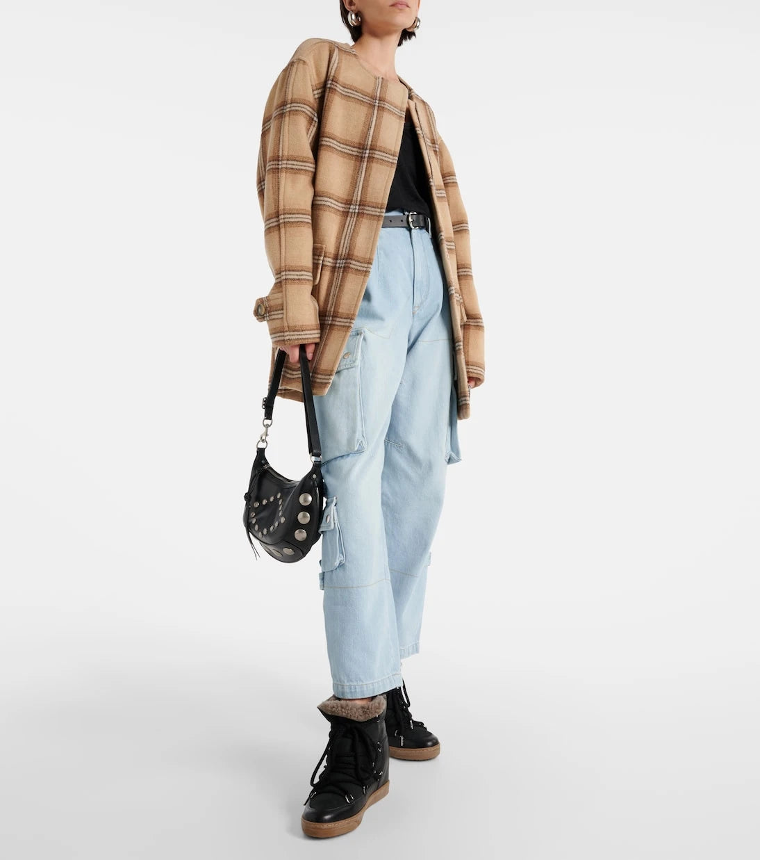 Isabel Marant - Nowles shearling-trimmed leather ankle boots