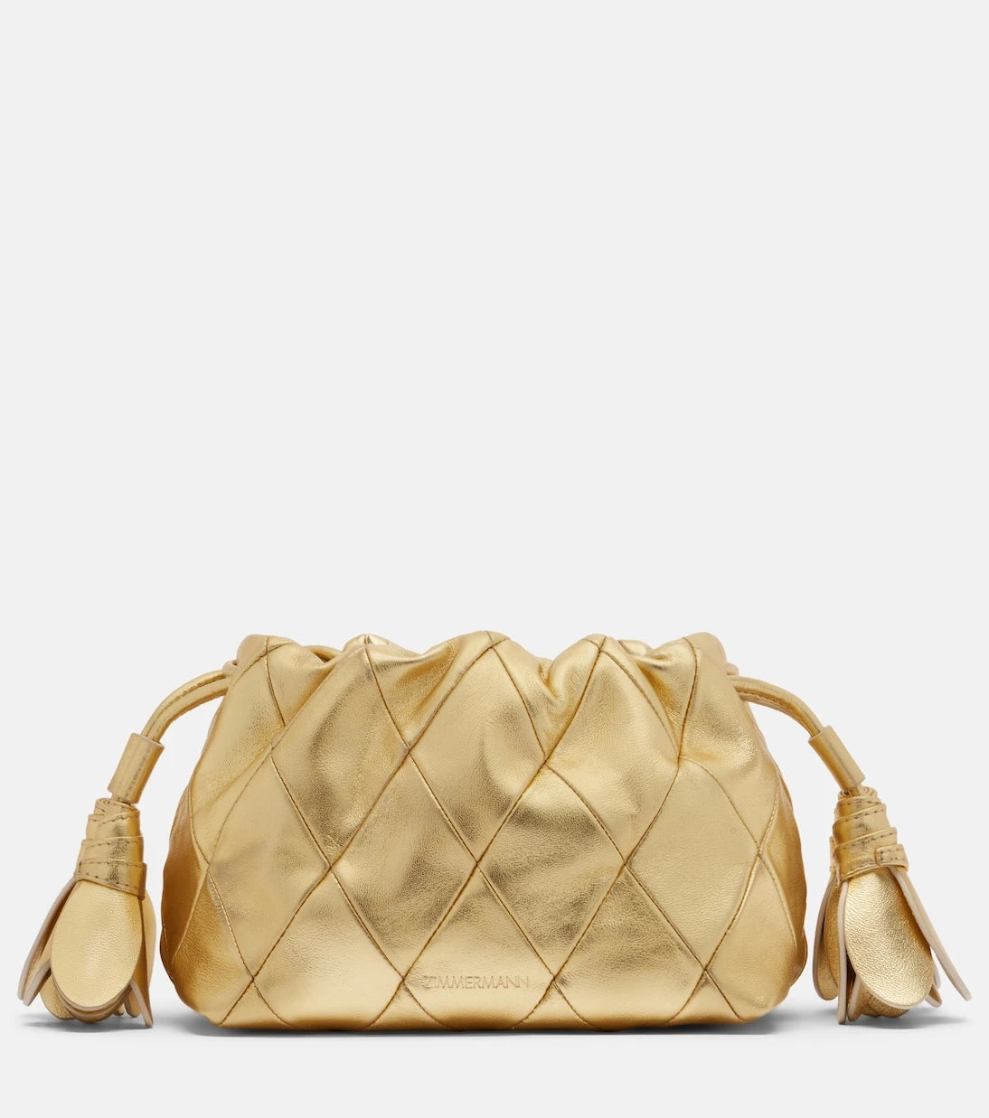 Zimmermann - Cloud 91 Small metallic leather clutch