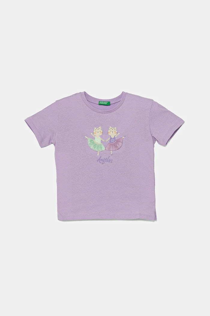 United Colors of Benetton Çocuk Pamuklu Tişört