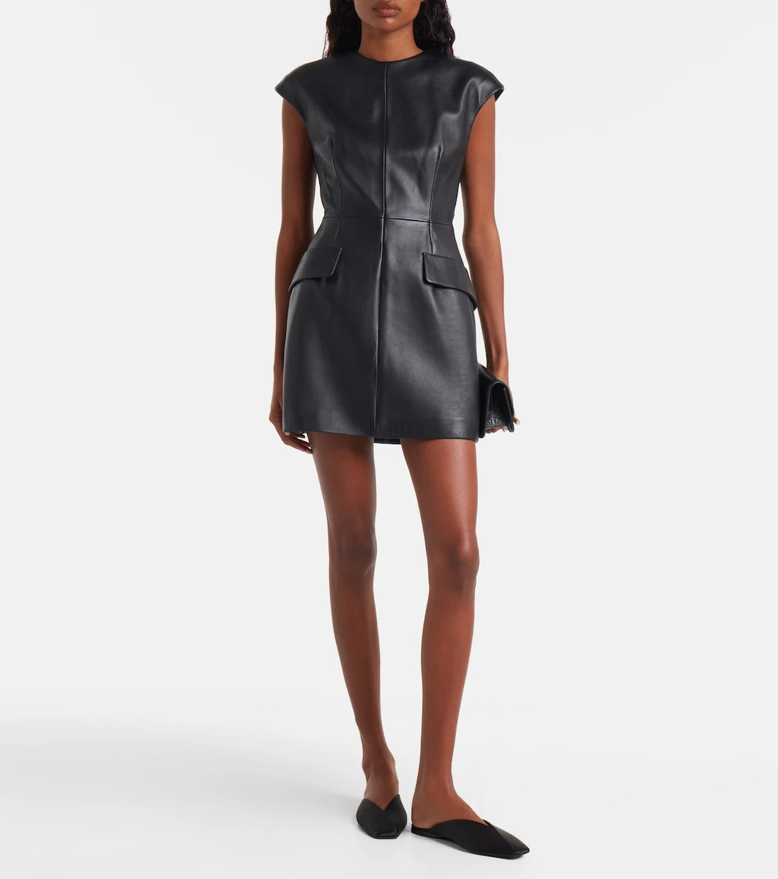 Sportmax - Terfrite leather minidress