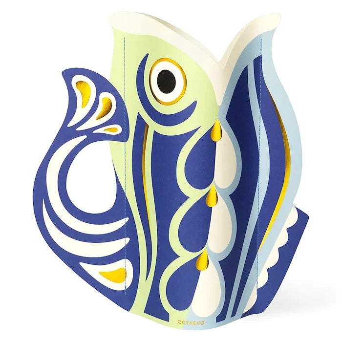 Декоративна ваза Octaevo Fish Blue