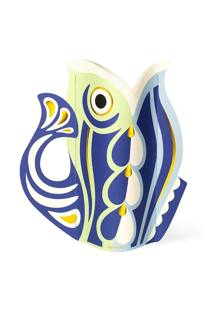 Декоративна ваза Octaevo Fish Blue