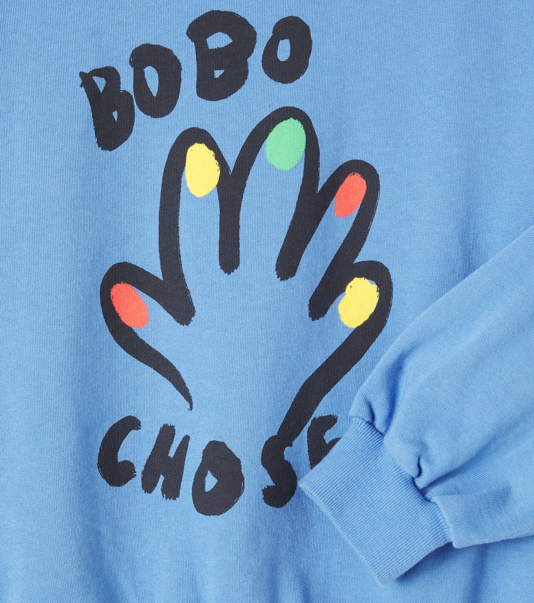 Bobo Choses - سويت شيرت قطني من الجيرسيه بطبعة "High Five"