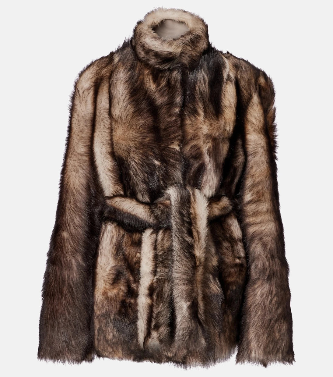 Nour Hammour - Elsa shearling wrap jacket
