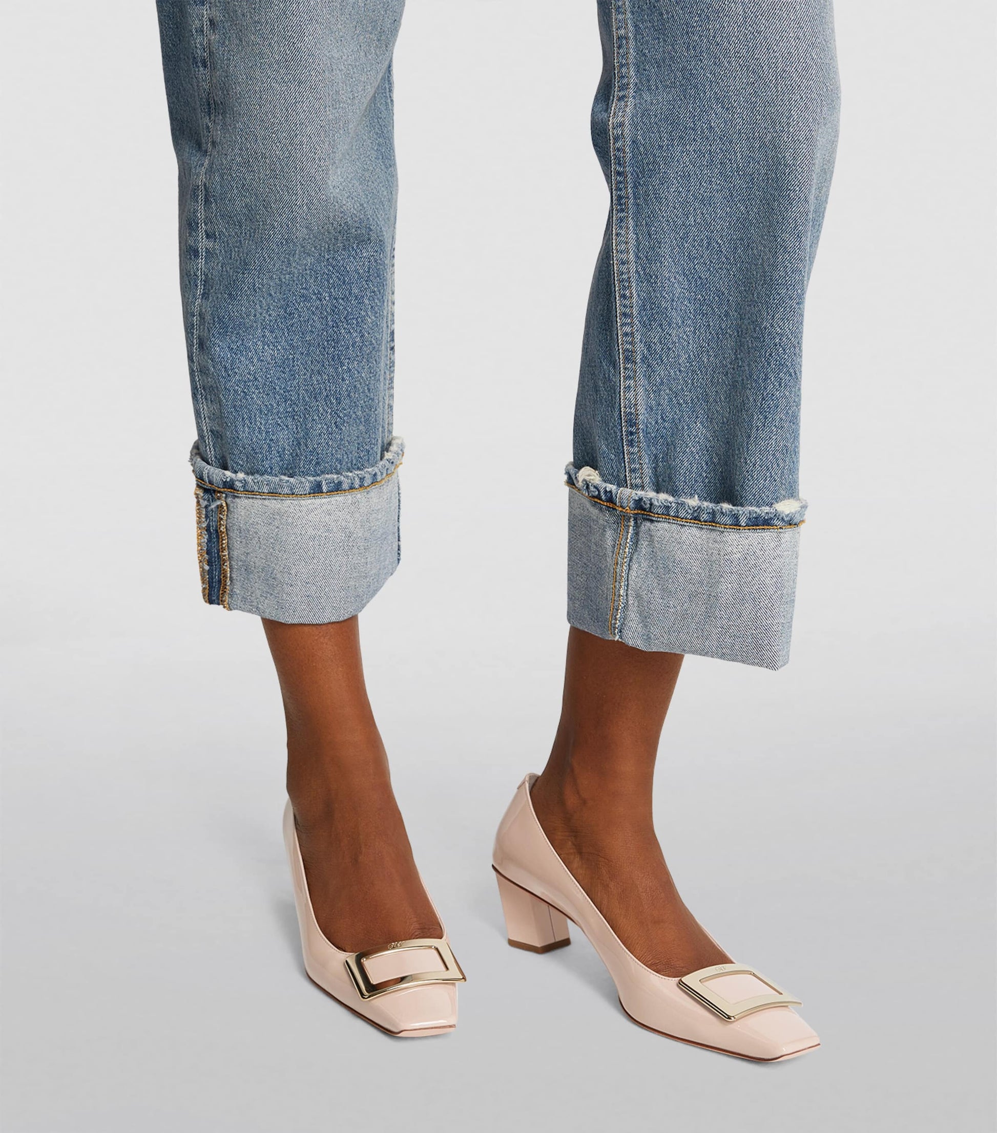 Roger Vivier Nude Belle Vivier Pumps 45