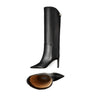 Jimmy Choo Black Alizze 85 Leather Knee-High Boots