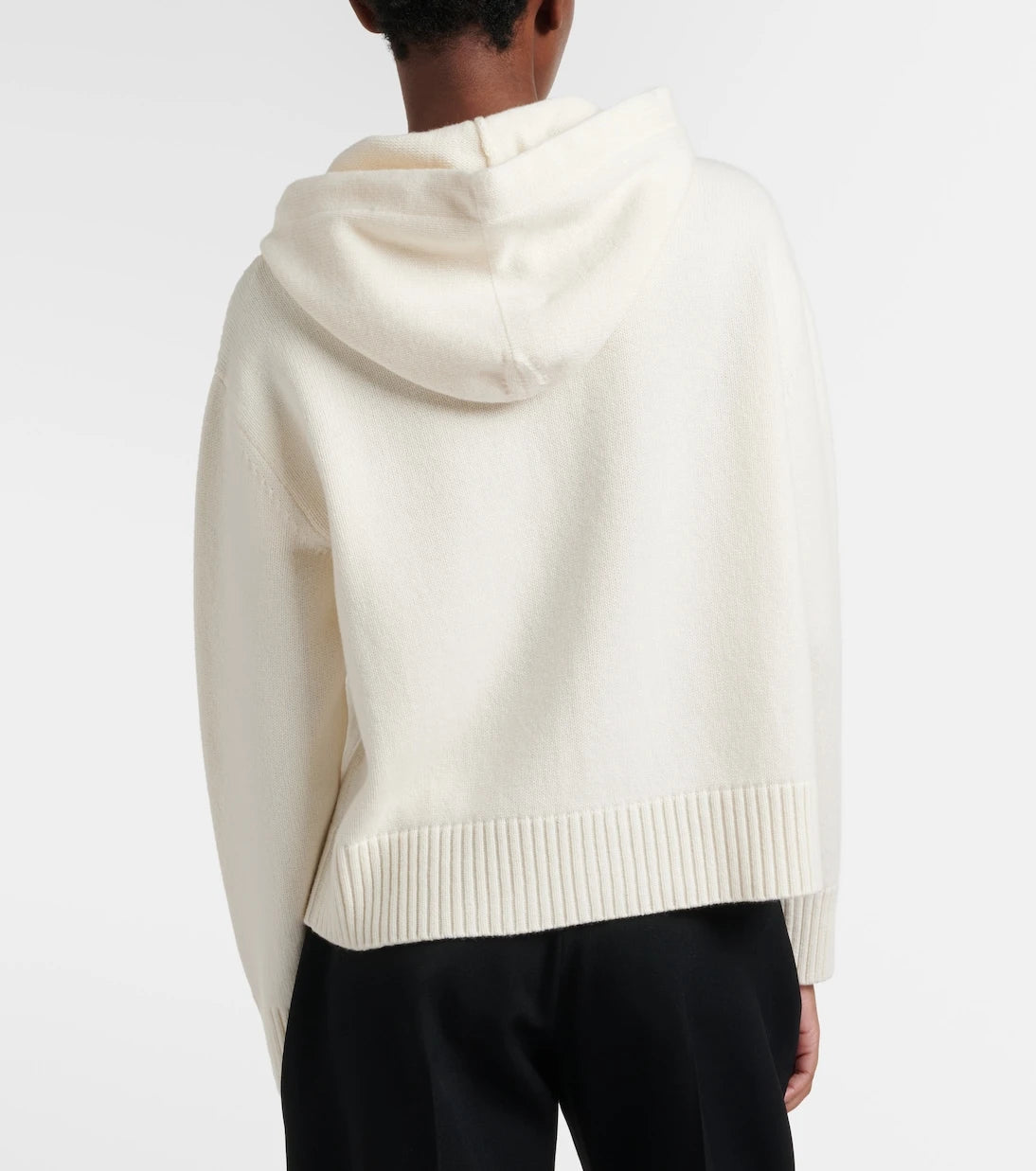 Givenchy - Logo hooded wool and cashmere zip-up cardigan