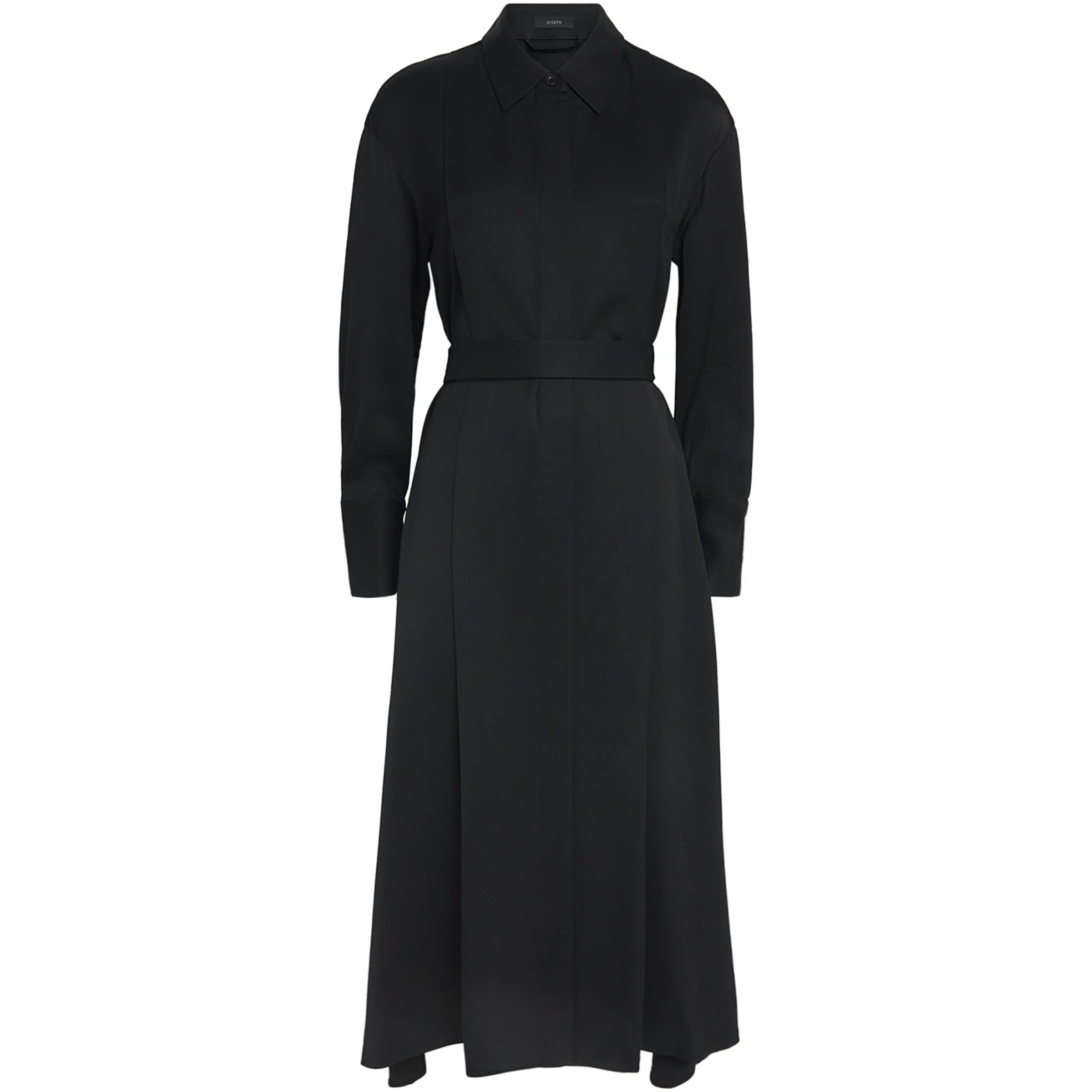 Crepe Orlan Midi Shirt Dress