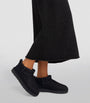 UGG Black Suede Classic Ultra Mini Boots