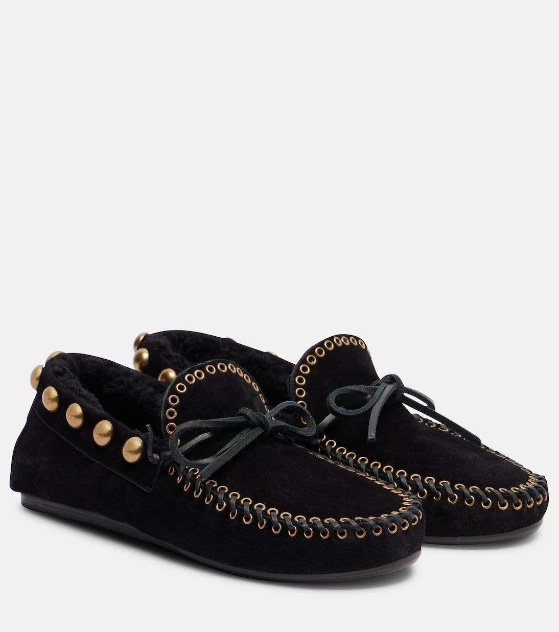 Isabel Marant - Fitza studded suede loafers