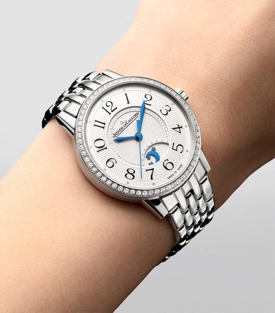Medium Stainless Steel and Diamond Rendez-Vous Night & Day Watch 34mm