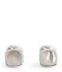 Sterling Silver and Mother-of-Pearl Cushion Cufflinks