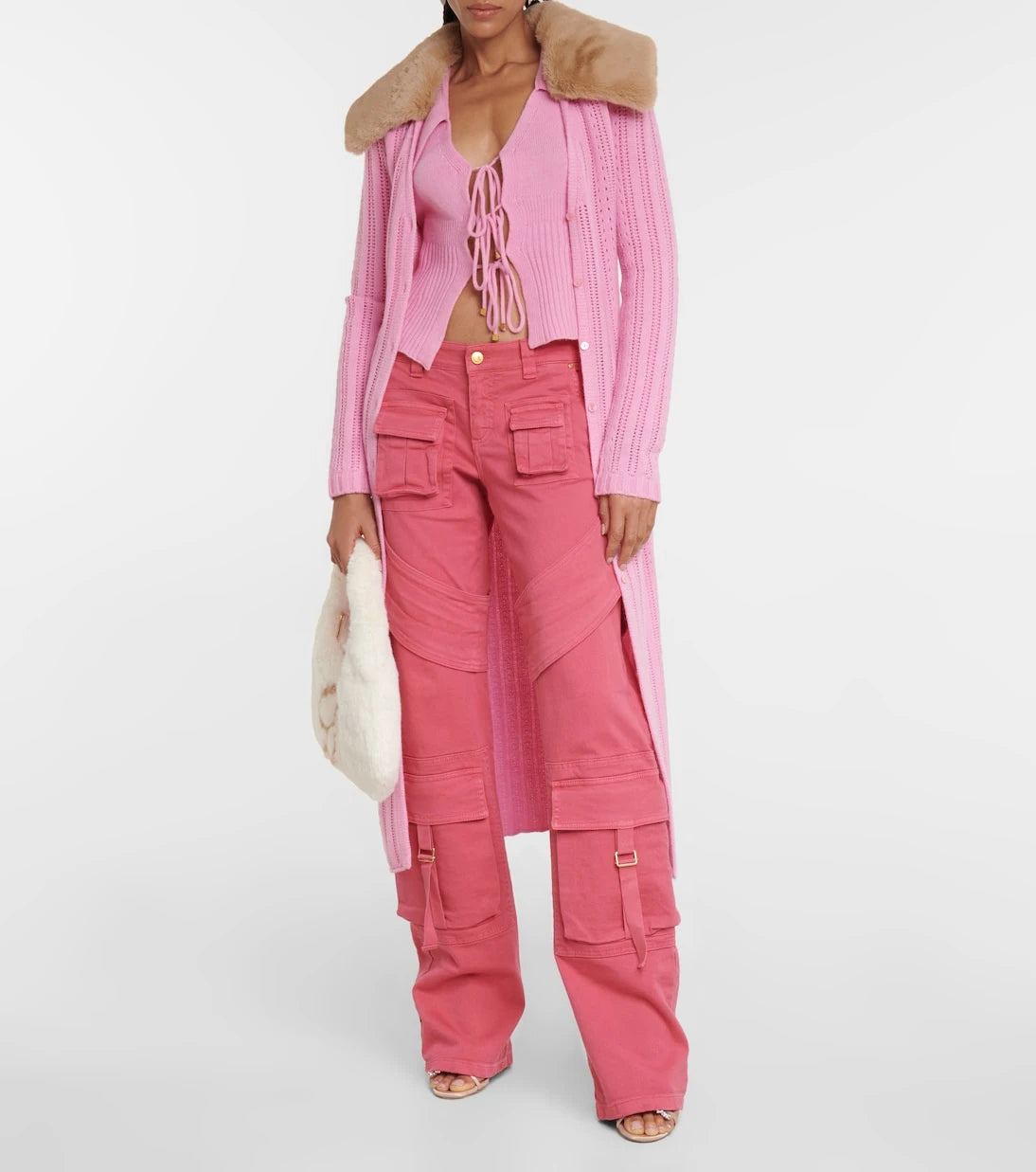 Blumarine - Denim cargo pants