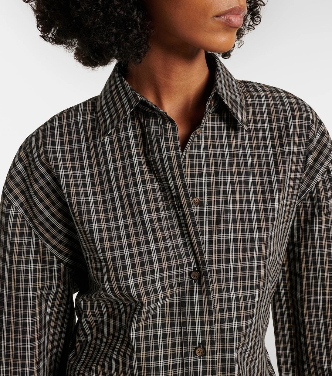 Róhe - Checked cotton shirt