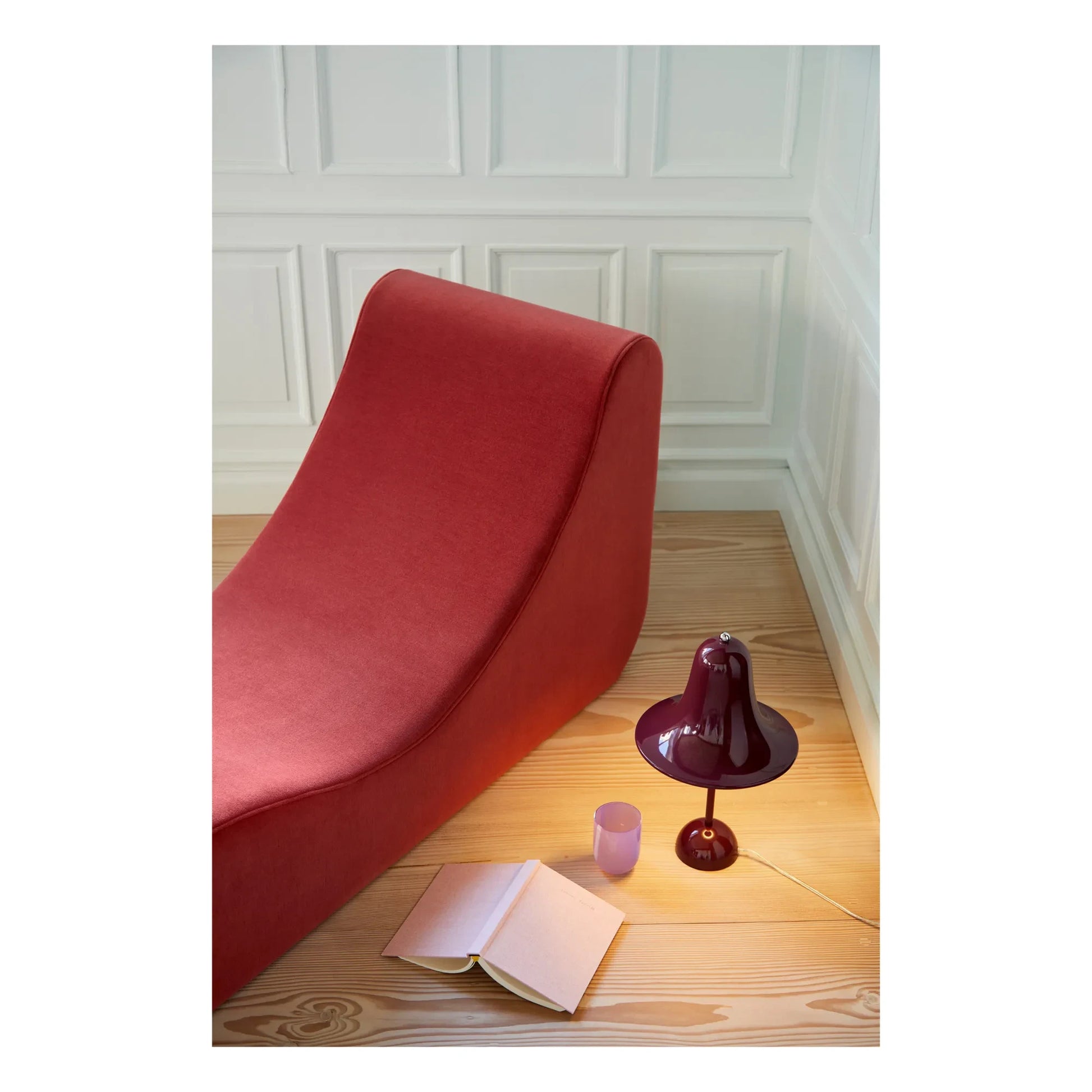 Verpan - Welle 4 Chaise Longue | Red