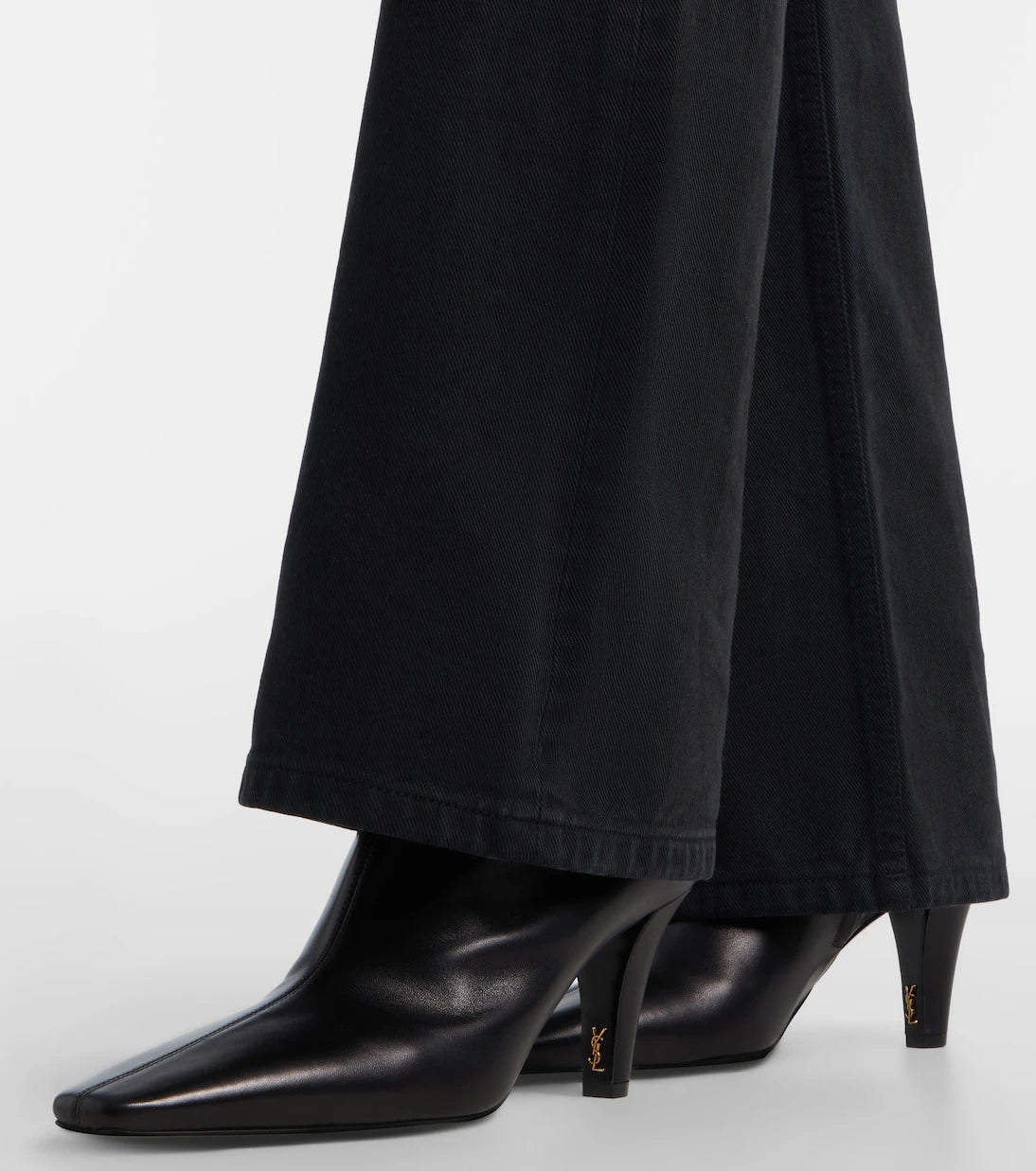 Saint Laurent - Jill 75 deri bilekte bot