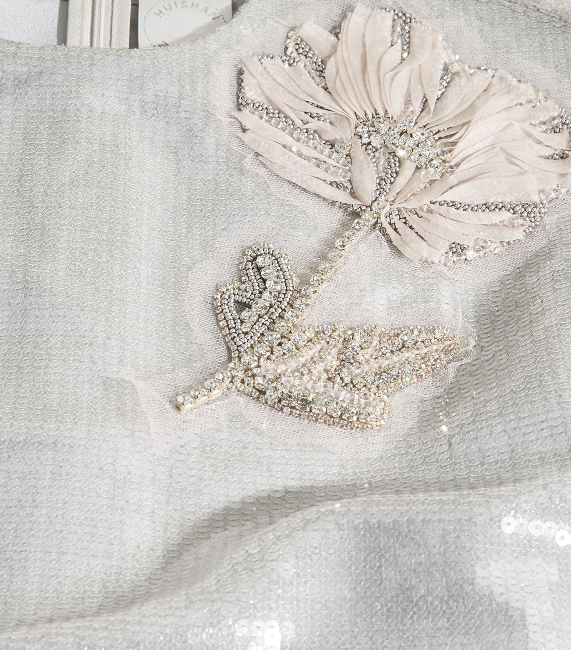 Silver Sequin Floral Sammie Top