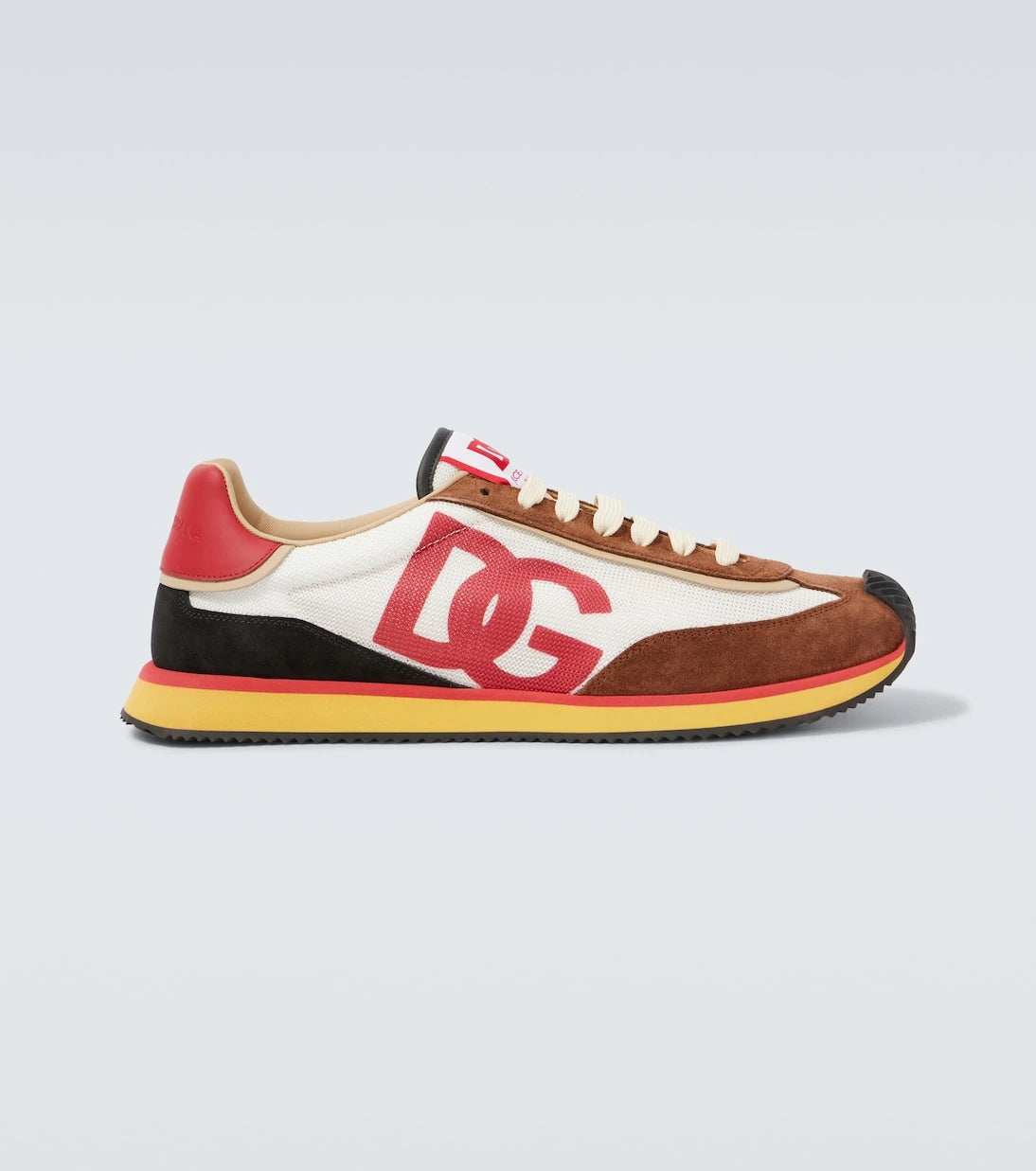 Dolce&Gabbana - حذاء سنيكرز DG Runner بحواف من جلد الشمواه