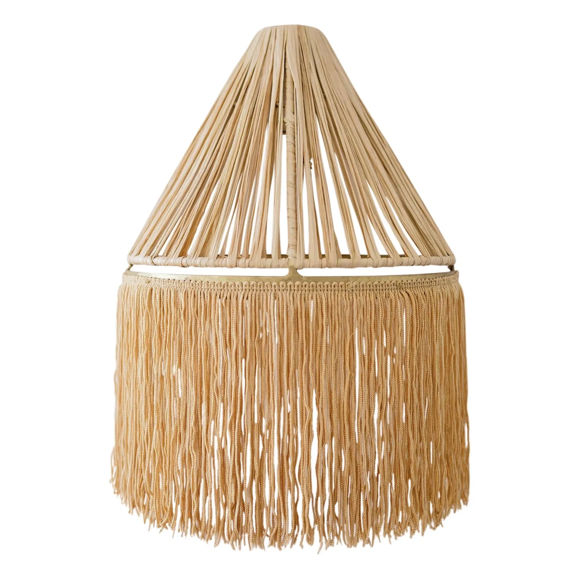 Honoré - Raffia wall lamp | Gold