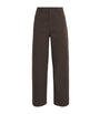 Toteme Brown Organic Cotton Twisted Jeans