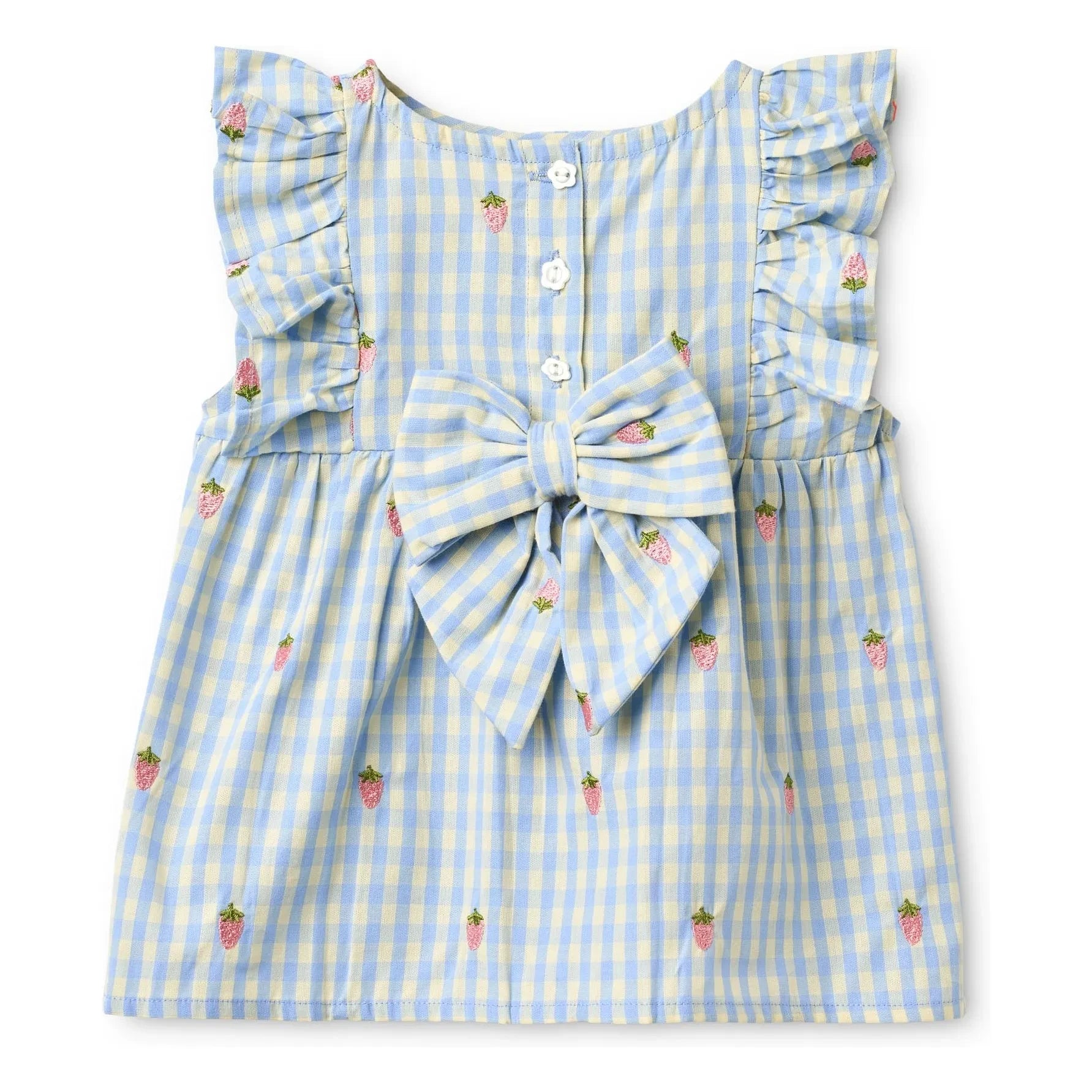 Flöss - Millie Vichy Top and Shorts set | Pale blue