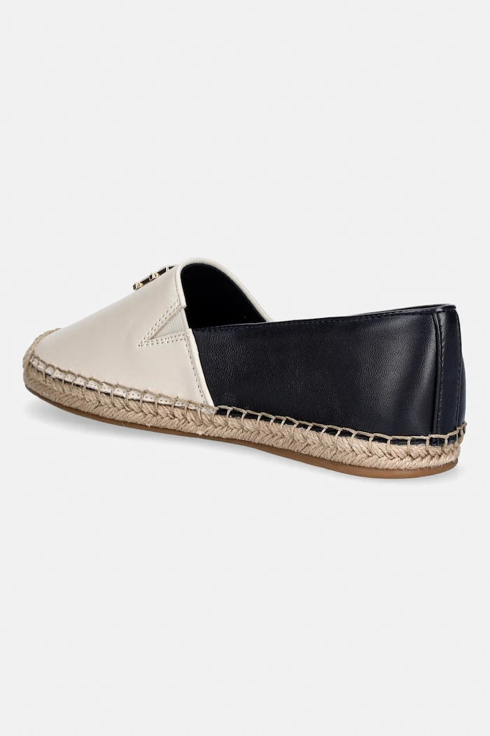Tommy Hilfiger еспадрили дамски TH LOGO LEATHER ESPADRILLE
