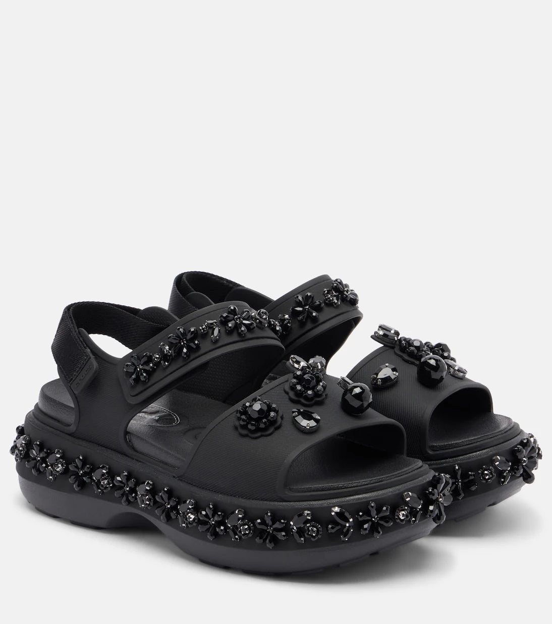 Simone Rocha - x Crocs embellished platform sandals