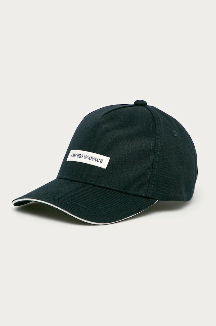 Emporio Armani Pamuklu Vizörlü Şapka