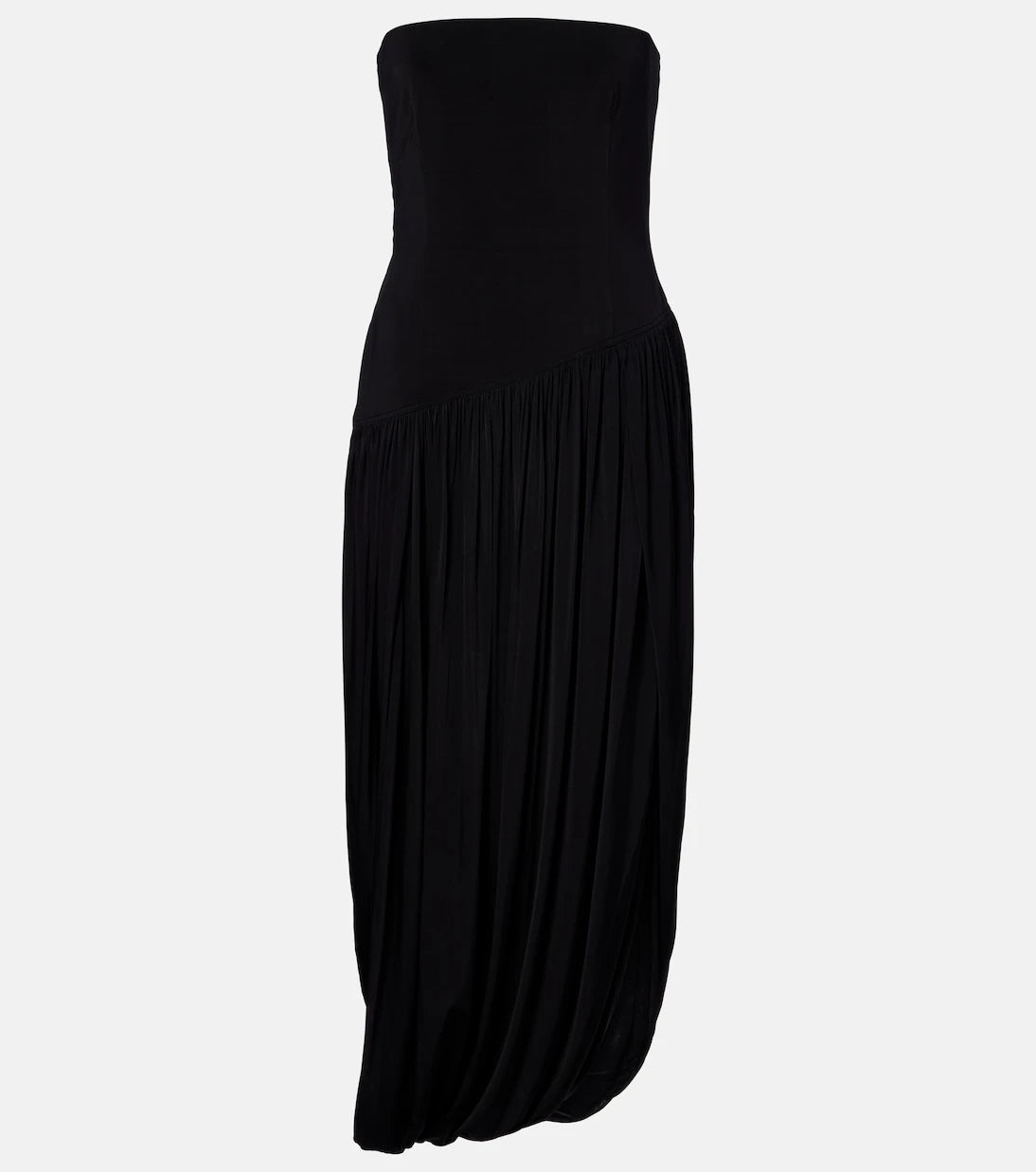 Ferragamo - Draped bustier dress