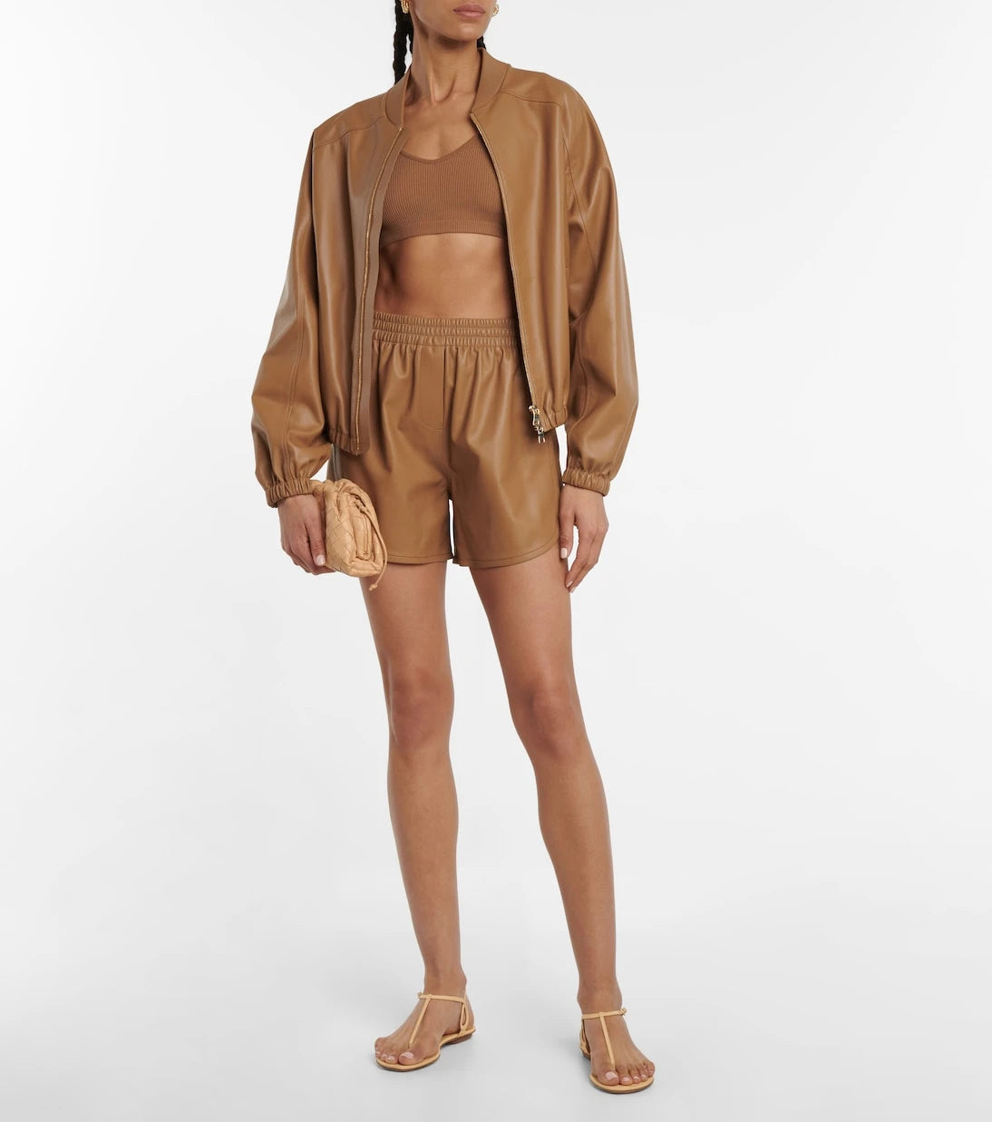 Zeynep Arçay - Ribbed-knit crop top