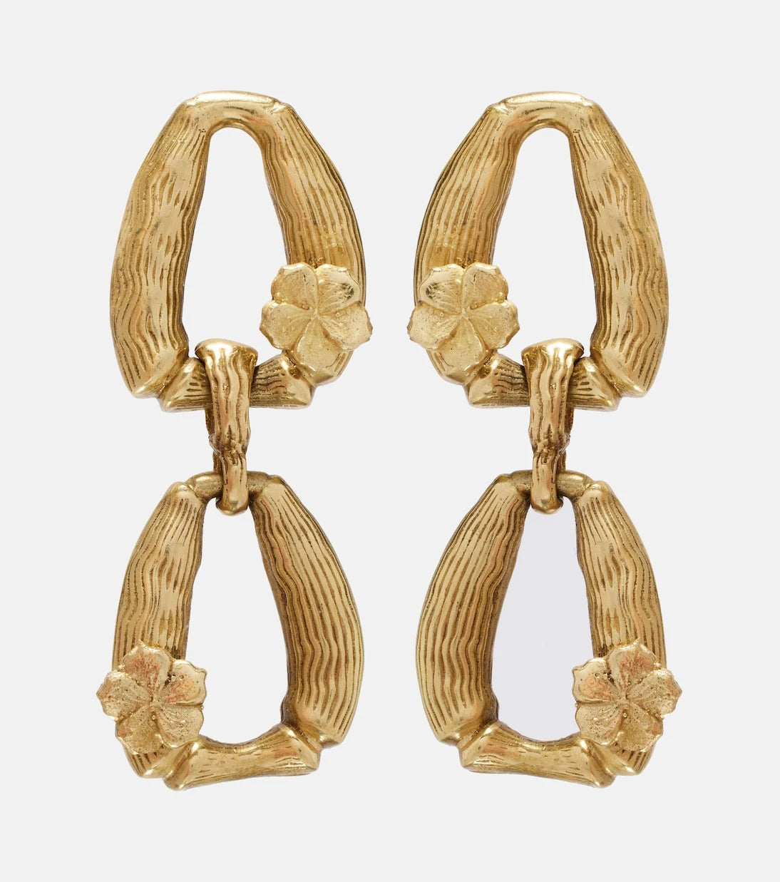 Alémais - Team Spirit gold-plated drop earrings