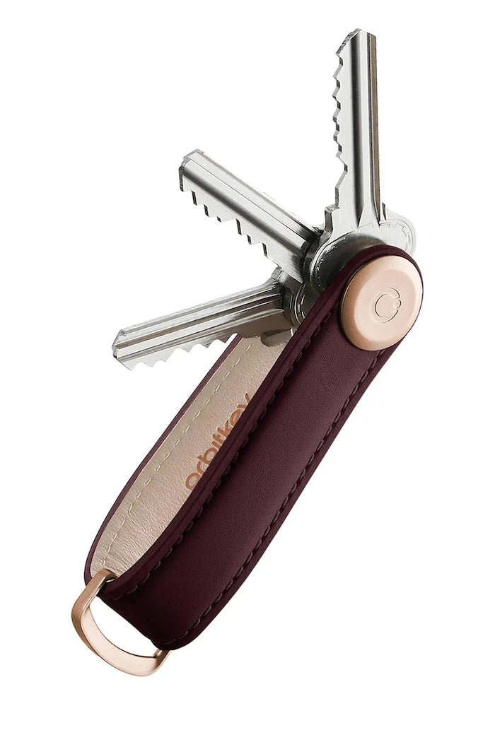 Кожен калъф за ключ Orbitkey Leather 8,6 x 2,2 cm