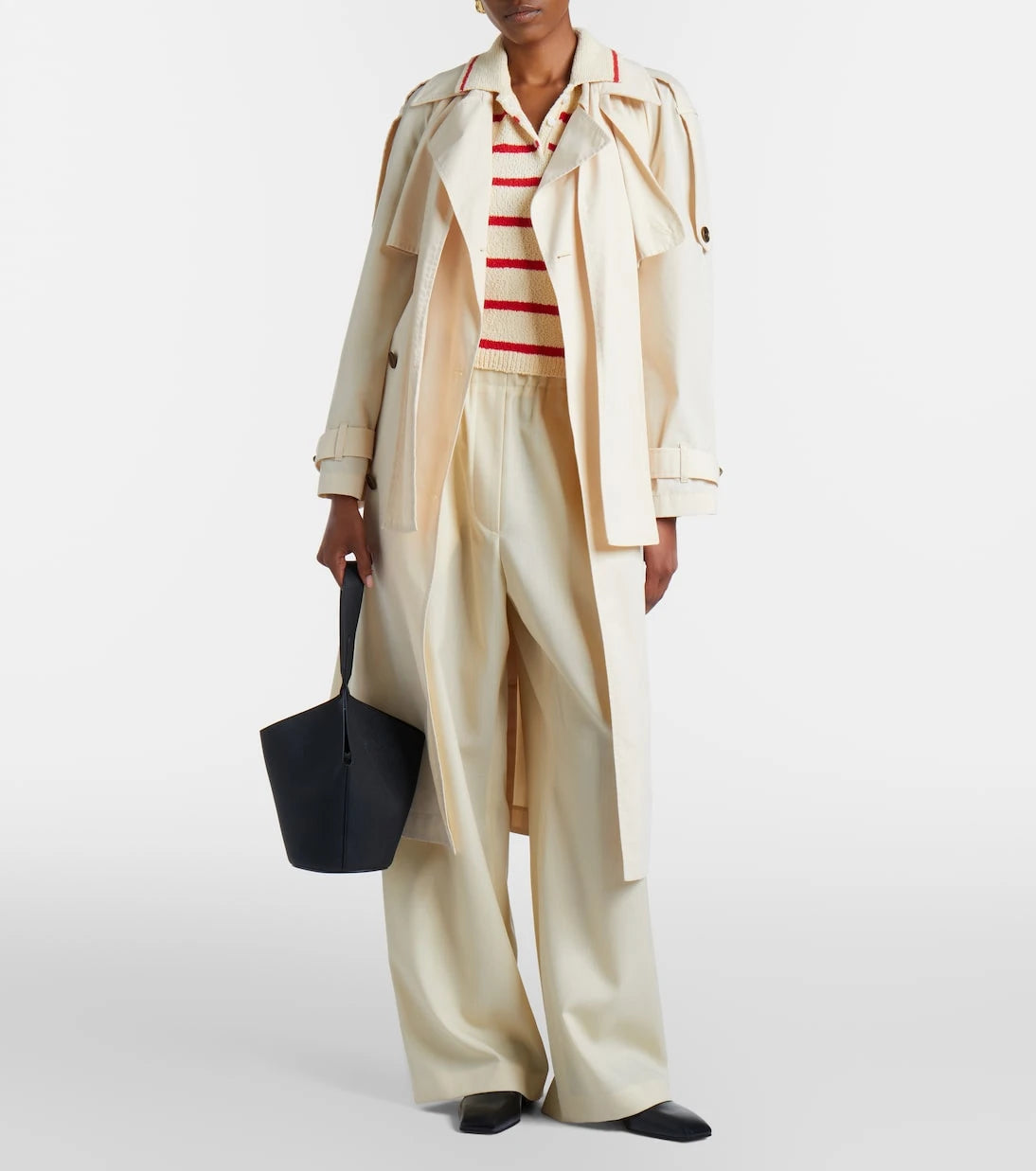 Altuzarra - Elmer striped cotton-blend top
