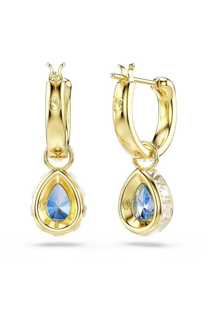 Swarovski kadın altın kaplama zirkonlu CHROMA küpe