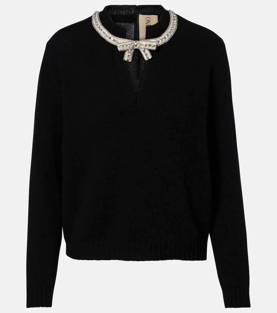 Valentino - Sequined virgin wool sweater