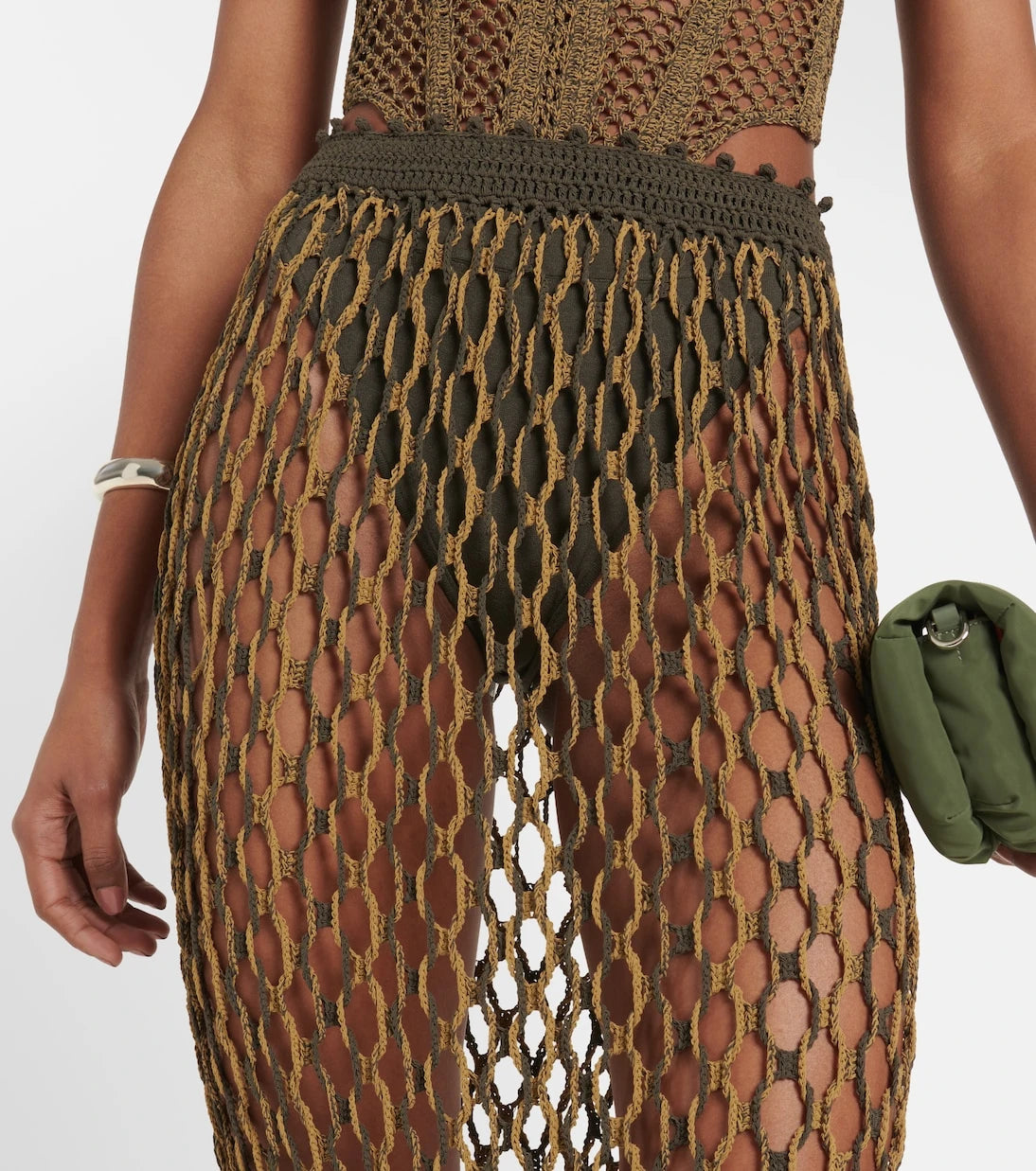 Dion Lee - Fishnet maxi skirt