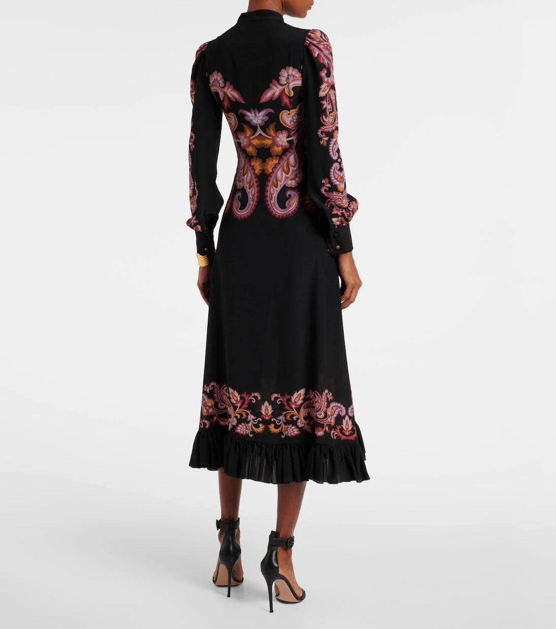Etro - Paisley silk midi dress