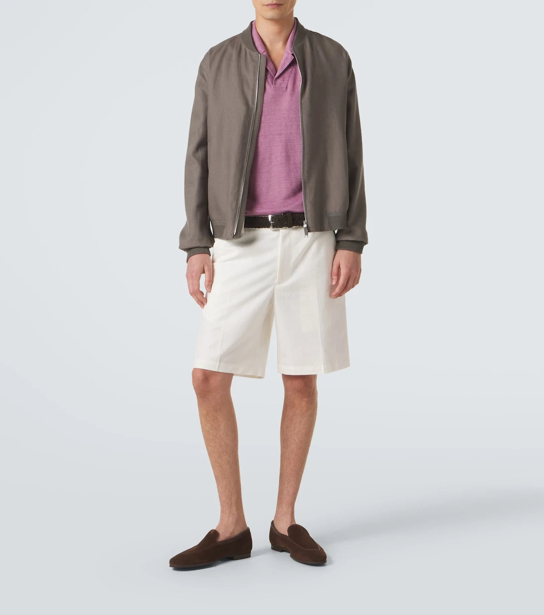 Zegna - Linen polo shirt