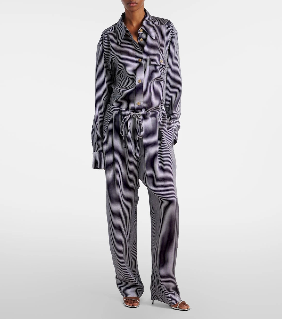 Khaite - Yatty striped shirt