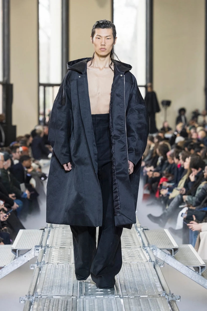 Rick Owens - Jumbo Peter cotton and silk coat