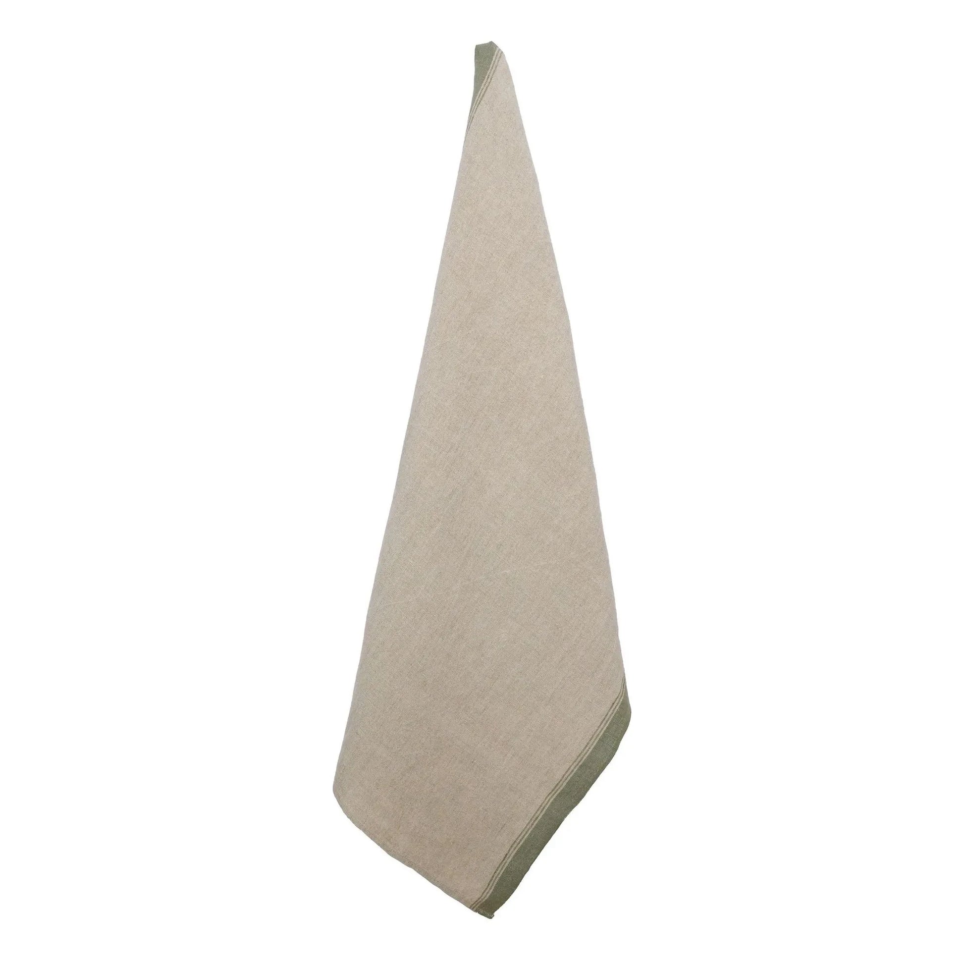 Haomy - Havana linen tea towel  | Khaki