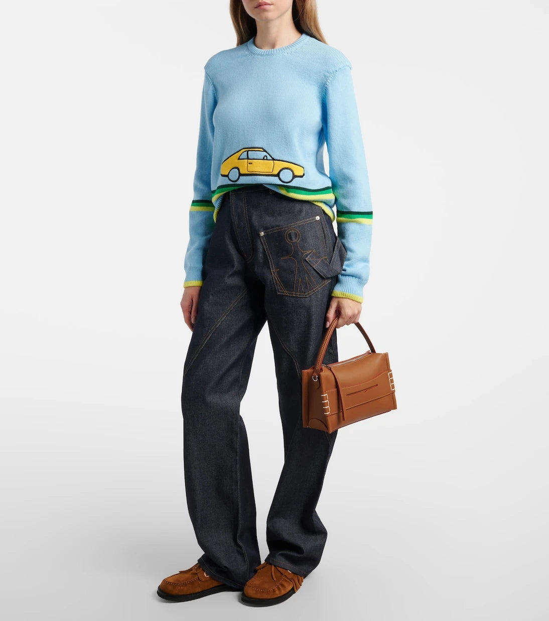 JW Anderson - Embroidered cotton sweater