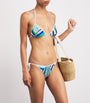 PUCCI Multi Printed Halterneck Bikini Top