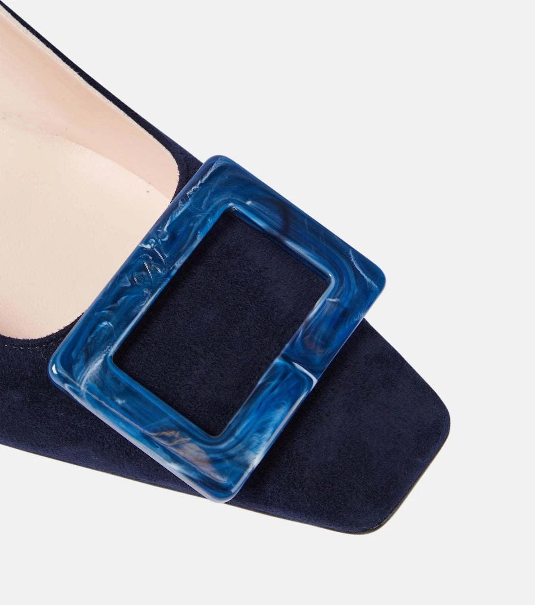 Roger Vivier - Belle Vivier 45 suede pumps