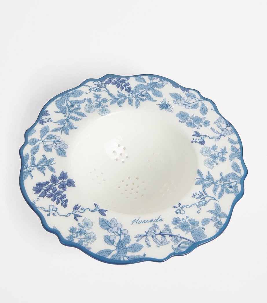 Bone China Toile Tea Strainer