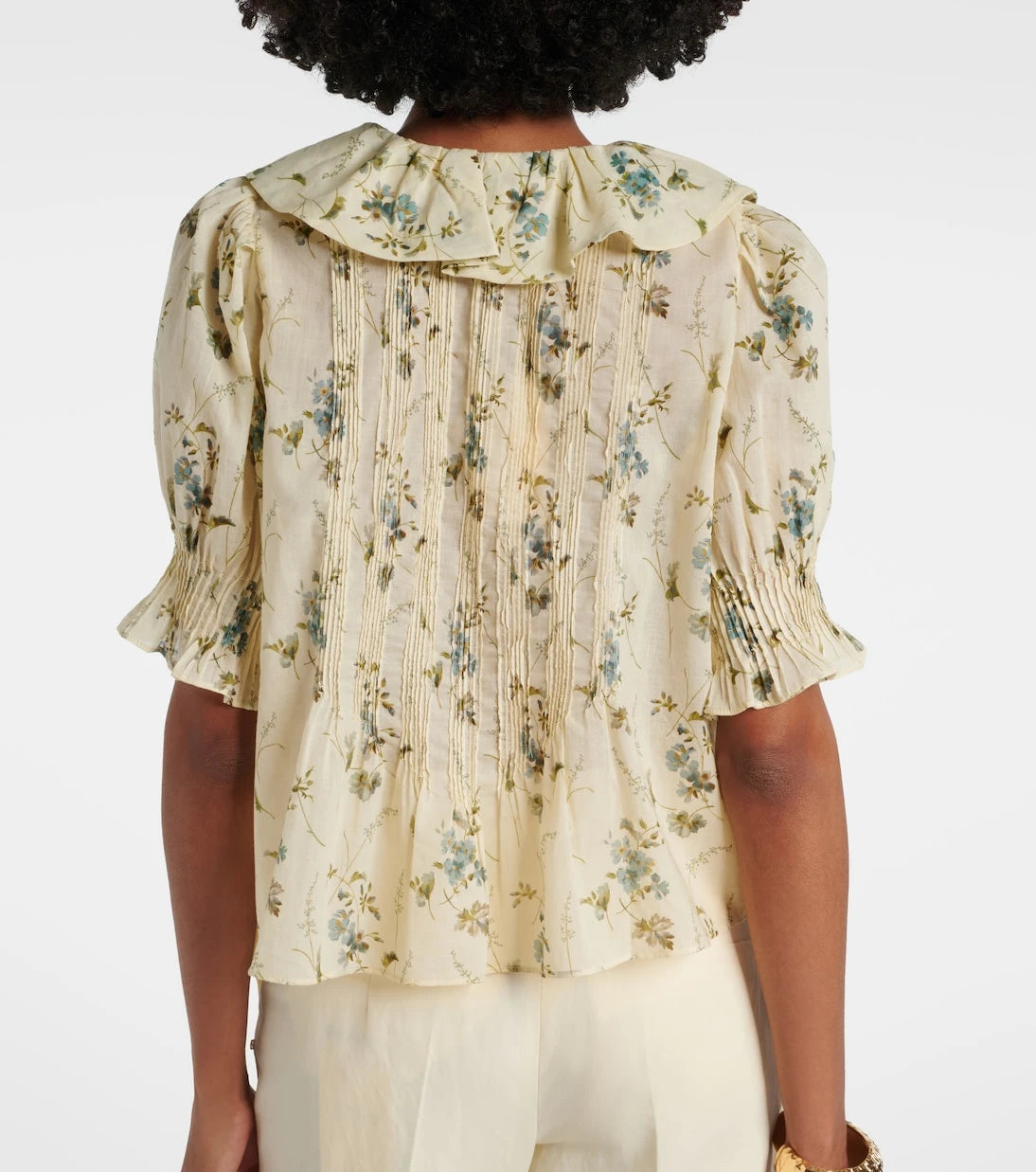 Dôen - Henri floral cotton voile top