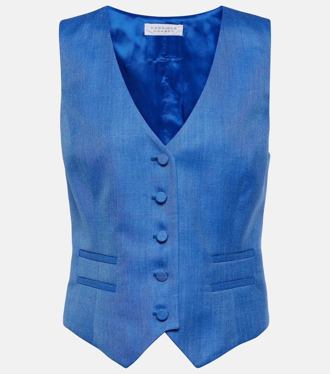 Gabriela Hearst - Coleridge wool, silk, and linen vest